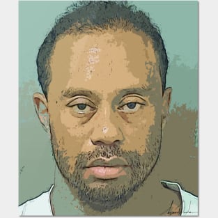 Tiger Woods Mugshot Posters and Art
